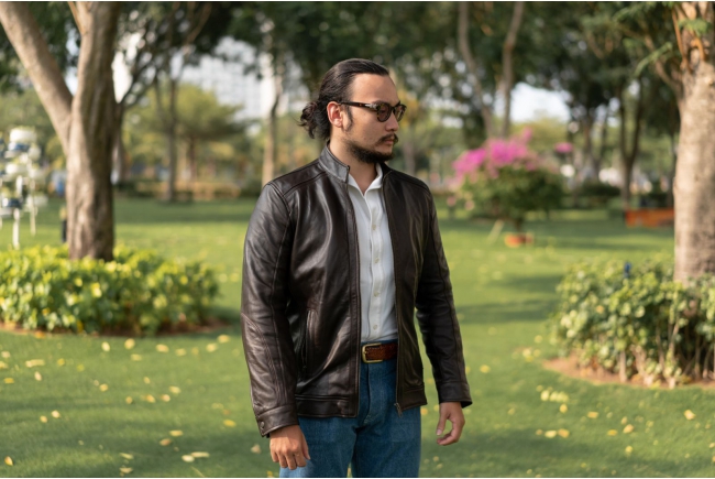 LEATHER JACKET C2